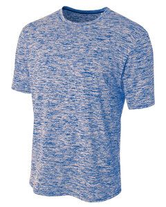 A4 N3296 - Men's Space Dye T-Shirt Real Azul