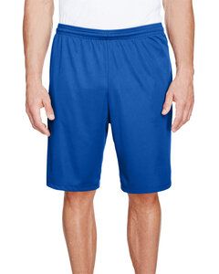 A4 N5338 - Men's 9" Inseam Pocketed Performance Shorts Real Azul