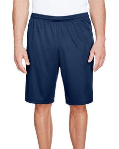 A4 N5338 - Men's 9" Inseam Pocketed Performance Shorts Marina