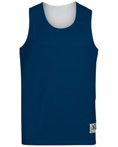 Augusta 149 - Youth Wicking Polyester Reversible Sleeveless Jersey Navy/White