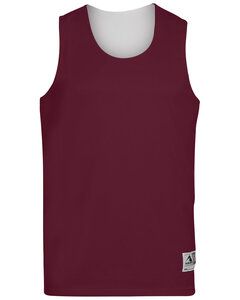 Augusta 149 - Youth Wicking Polyester Reversible Sleeveless Jersey Maroon/White