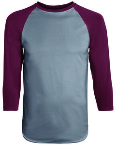 Augusta 1506 - Youth Wicking Polyester 3/4 Raglan Sleeve T-Shirt