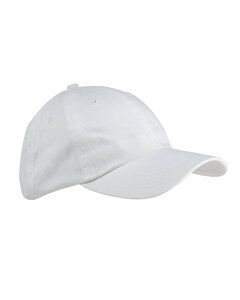 Big Accessories BX001 - 6-Panel Brushed Twill Unstructured Cap Blanco