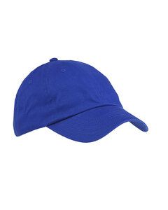 Big Accessories BX001 - 6-Panel Brushed Twill Unstructured Cap Real Azul