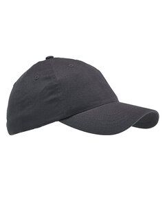 Big Accessories BX001 - 6-Panel Brushed Twill Unstructured Cap Steel Grey