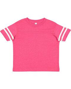 Rabbit Skins 3037 - Vintage Toddler Football T-Shirt Vintage Hot Pink