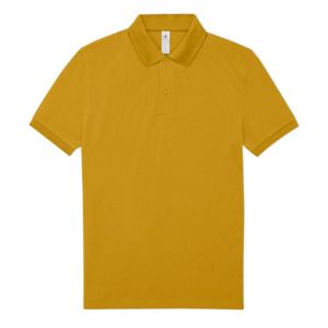 B&C BCID1 - Polo Homme Manches Courtes Chili Gold