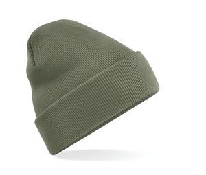 Beechfield BF045 - Beanie with Flap Olive Green