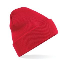 Beechfield BF045 - Beanie with Flap Classic Red