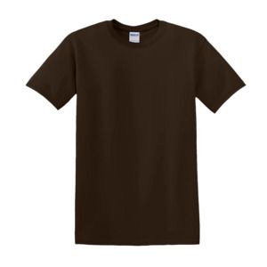 Gildan GN180 - T-shirt för vuxna i tung bomull Dark Chocolate