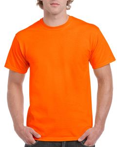 Gildan GN200 - Maglietta da uomo 100% cotone Ultra-T Safety Orange