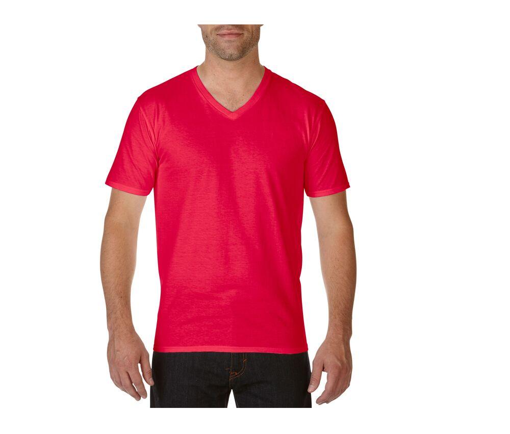 Gildan GN41V - Premium Cotton Men's V-Neck T-Shirt
