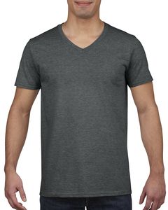 Gildan GN646 - Softstyle™ V-Neck T-Shirt Dark Heather