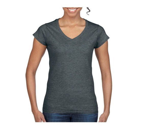 Gildan GN647 - Gildan Womens Lightweight V-Neck Cotton Tee