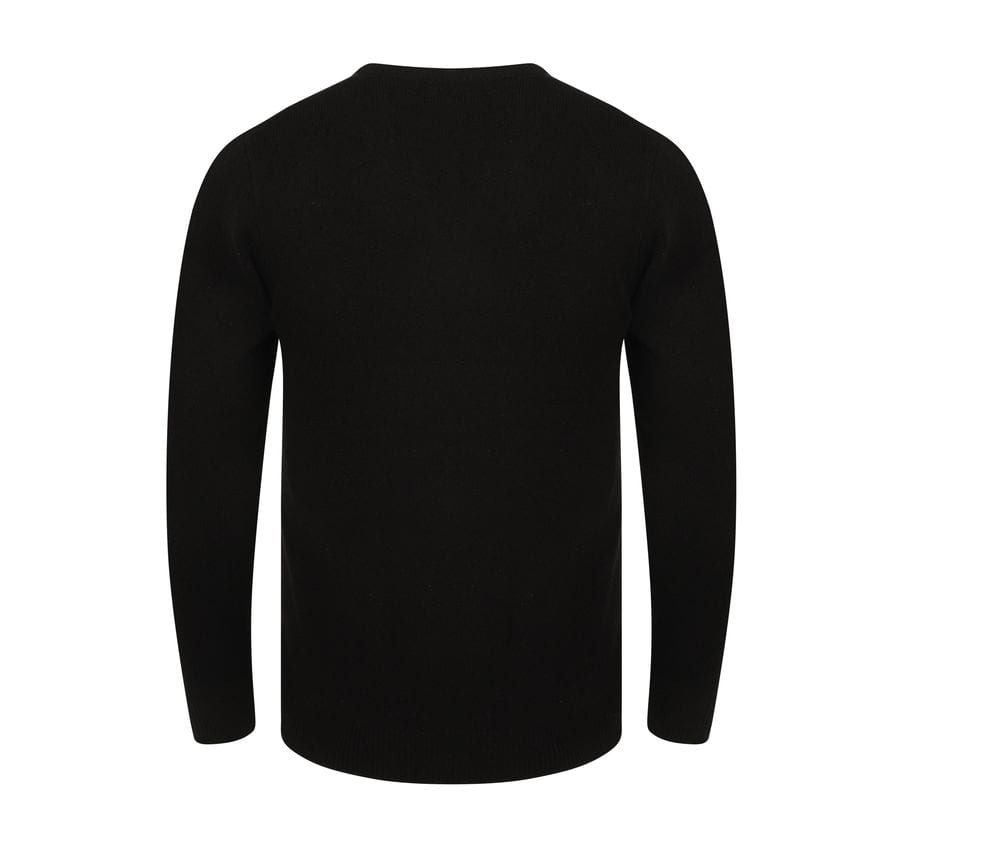 Henbury HY730 - Men's V Neck Lambswool Jumper
