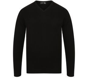 Henbury HY730 - Mens 100% Wool V-Neck Sweatshirt