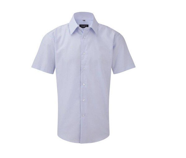 Russell Collection JZ923 - Classic Mens Fitted Oxford Shirt with Italian Collar