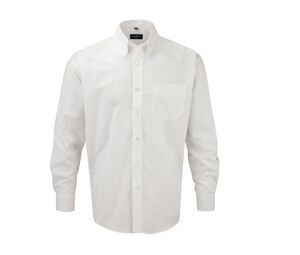 Russell Collection JZ932 - Men's Oxford Shirt White