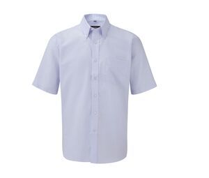 Russell Collection JZ933 - Mens Oxford Cotton Short Sleeve Shirt