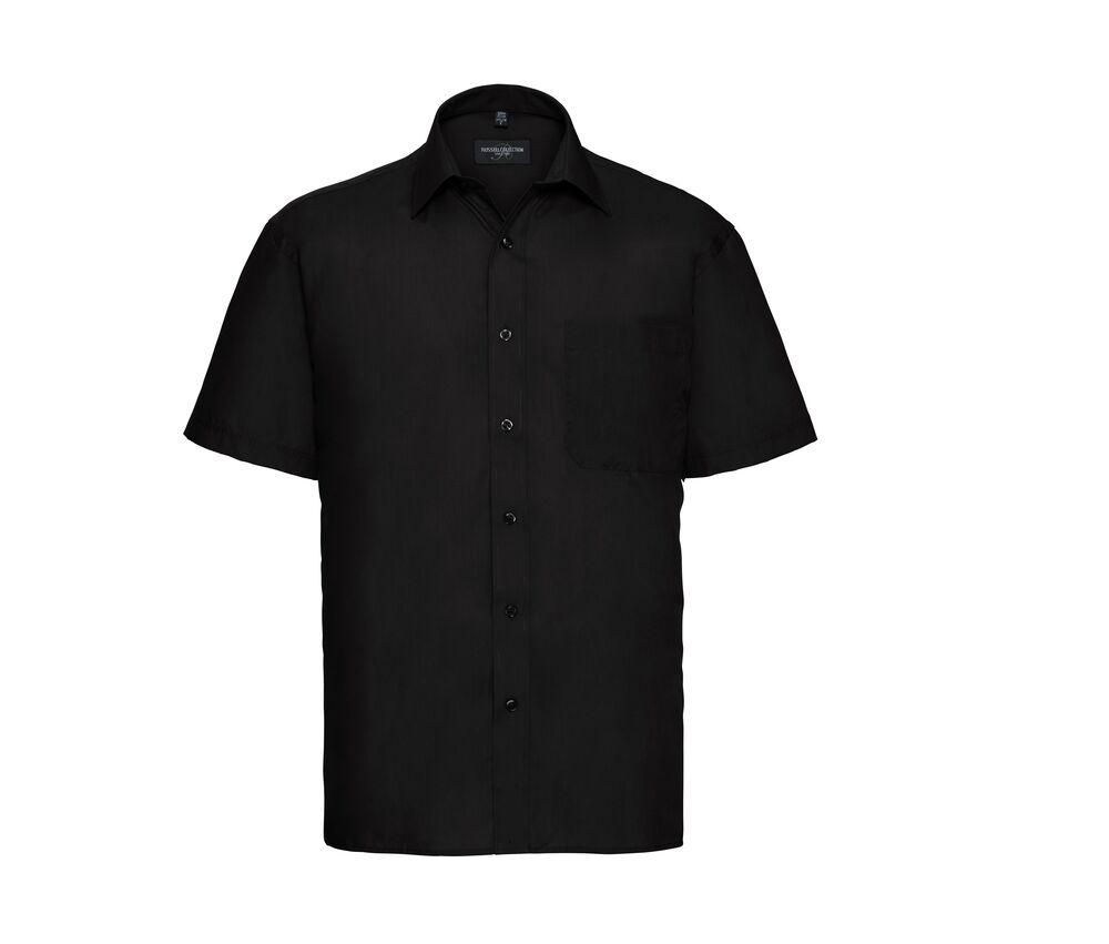 Russell Collection JZ935 - Short Sleeve Polycotton Easy Care Poplin Shirt