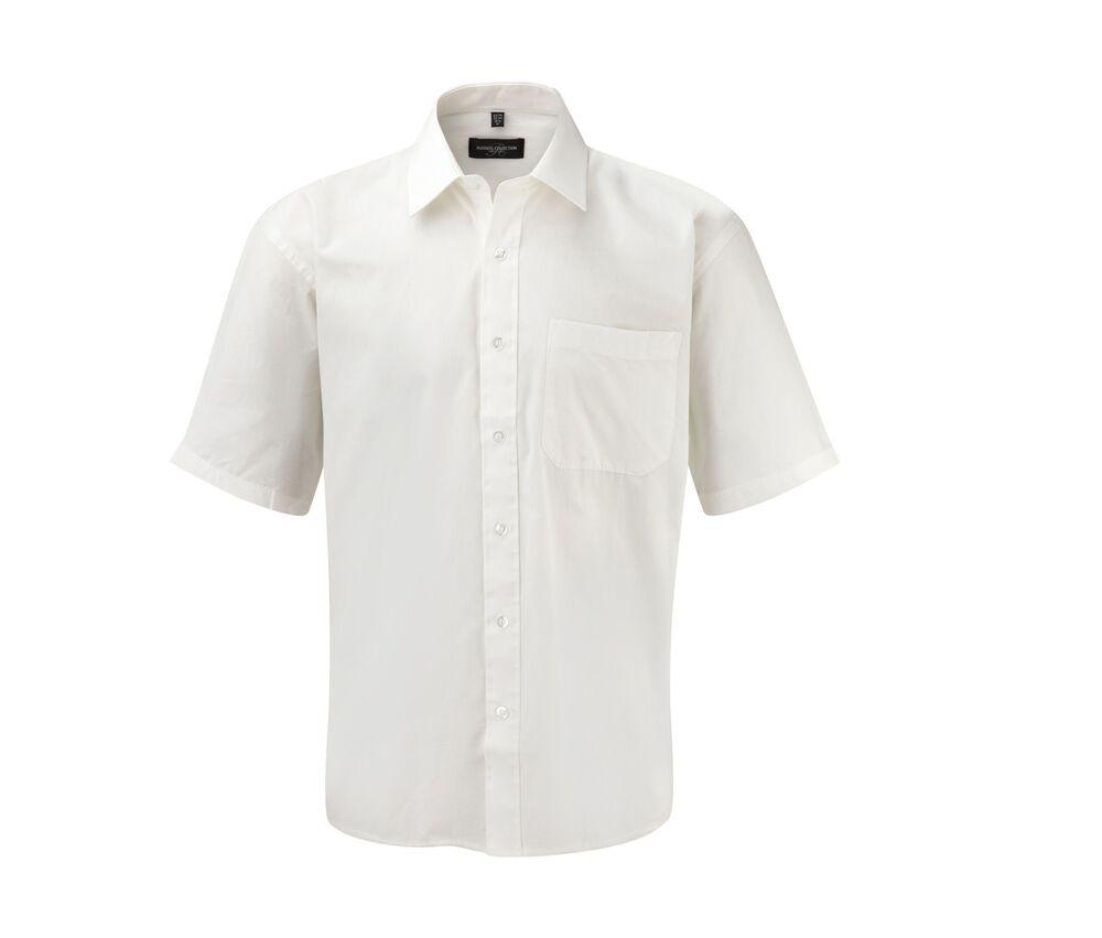 Russell Collection JZ937 - Men's Short Sleeve Shirt 100% Cotton