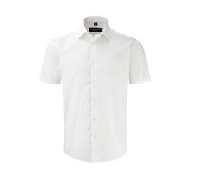 Russell Collection JZ947 - Cotton Men's Stretch Shirt White