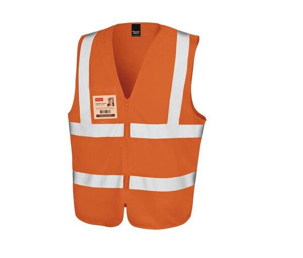 Result RS202 - High-Visibility Reflective Safety Vest with Pockets