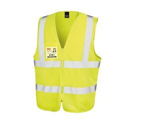 Result RS202 - Zip Safety Tabard Fluo Yellow