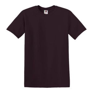Fruit of the Loom SC230 - Kortærmet t-shirt til mænd Burgundy