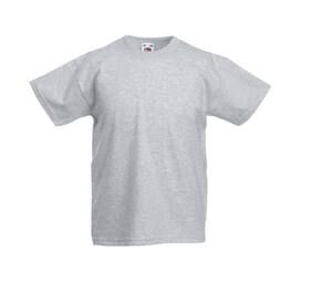 Fruit of the Loom SC231 - Value Weight Kinder T-Shirt Heather Grey