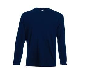 Fruit of the Loom SC233 - Valueweight Long Sleeve T (61-038-0) Deep Navy