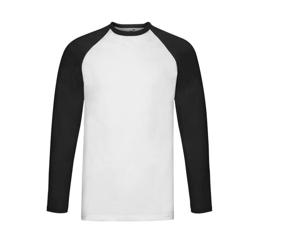 T-shirt manches longues - Blanc en coton