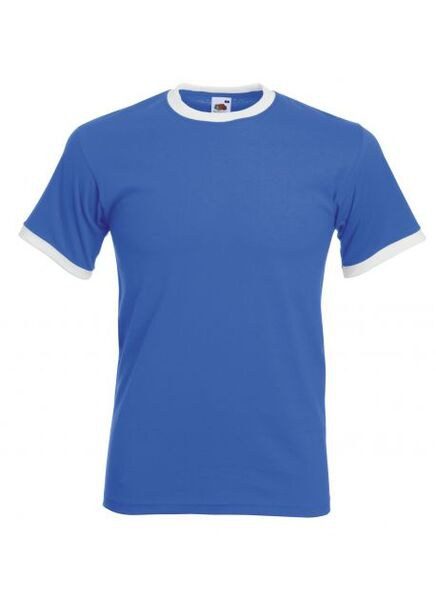 Fruit of the Loom SC245 - Camiseta Ringer Hombre 100% Algodón