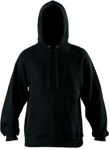 Starworld SW271 - Men's hoodie with kangaroo pocket Black