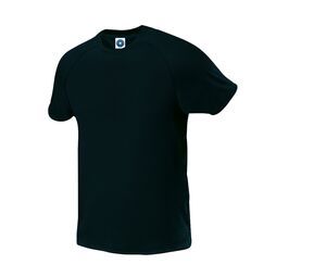 Starworld SW300 - Men's technical t-shirt with raglan sleeves Black
