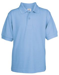 B&C BC411 - Children's Saffron Polo Shirt Sky Blue