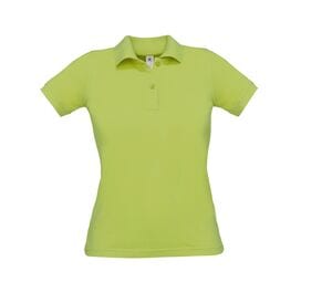 B&C BC412 - Saffron women's polo shirt 100% cotton Pistachio