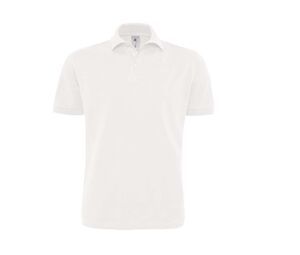 B&C BC440 - Men's short-sleeved polo shirt 100% cotton White