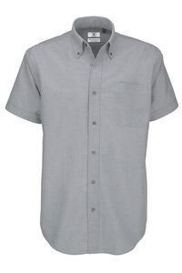 B&C BC702 - Oxford kortärmad tröja för män