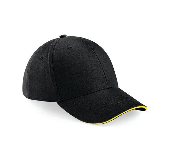 Beechfield BF020 - Gorra deportiva de 6 paneles