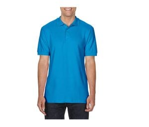 Gildan GN858 - Men's Premium Pique Cotton Polo Shirt Sapphire