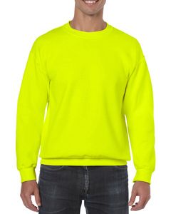 Gildan GN910 - Męska bluza z okrągłym dekoltem Żółty neon 