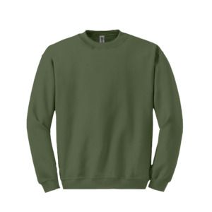 Gildan GN910 - Heavy Blend Adult Sweatshirt Met Ronde Hals Militair groen