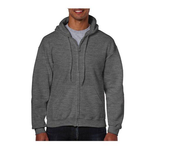 Gildan GN960 - Mens All-Season Full Zip Hoodie with Kangaroo Pockets