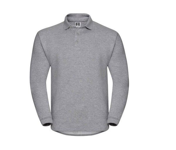 Russell JZ012 - Sudadera con cuello de polo para hombre