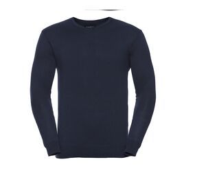 Russell Collection JZ710 - V-Neck Knit Pullover French Navy