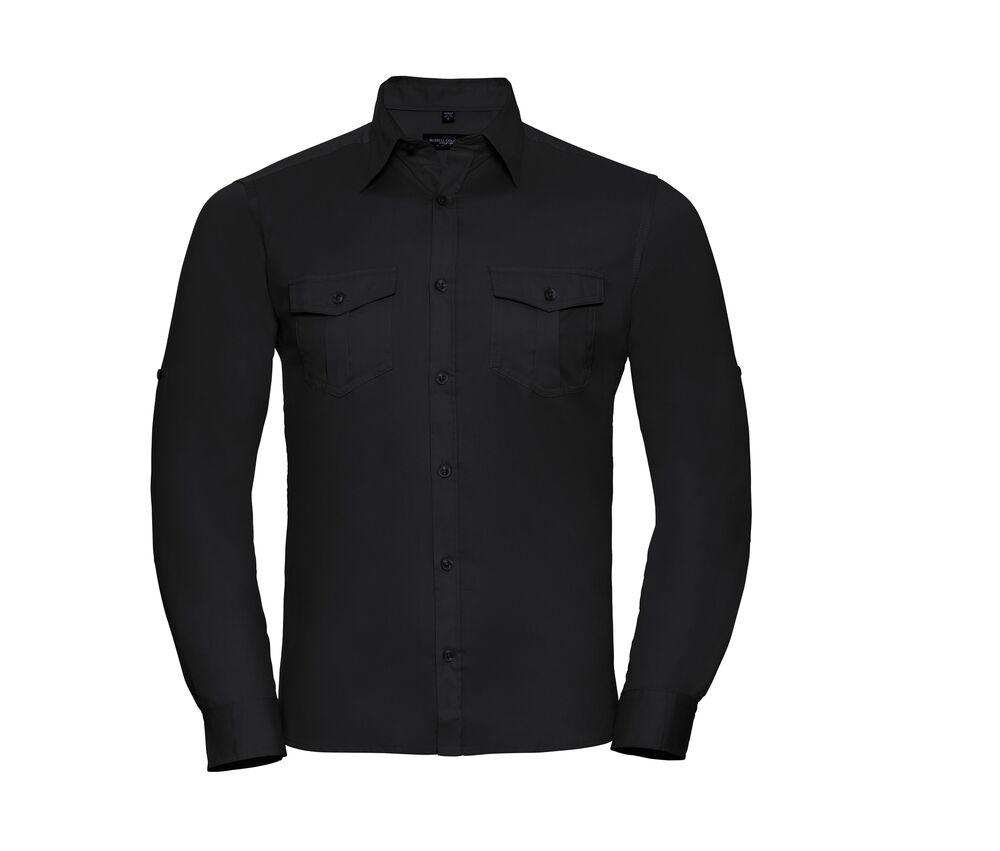 Russell Collection JZ918 - Roll Sleeve Shirt - Long Sleeve