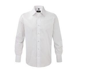 Russell Collection JZ946 - Long Sleeve Fitted Shirt White