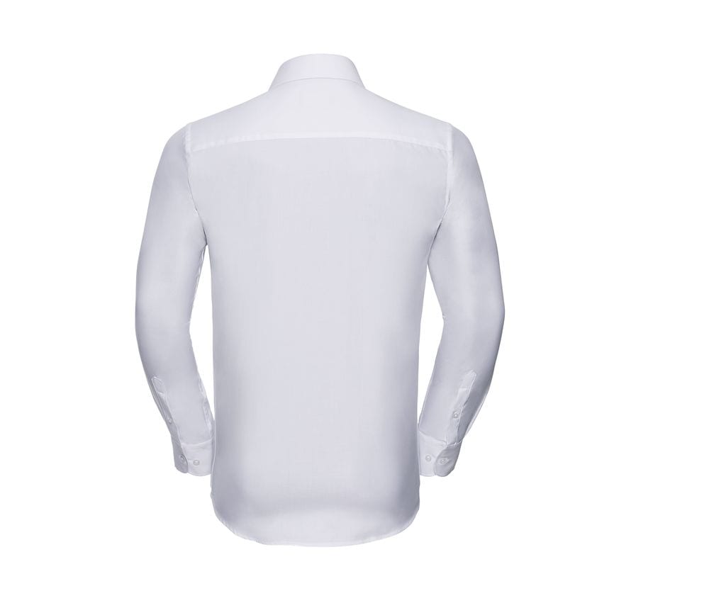 Russell Collection JZ962 - Long Sleeve Herringbone Shirt