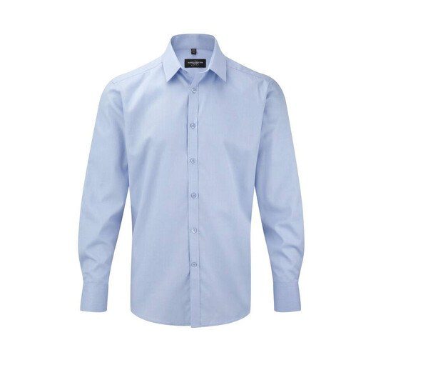 Russell Collection JZ962 - Long Sleeve Herringbone Shirt